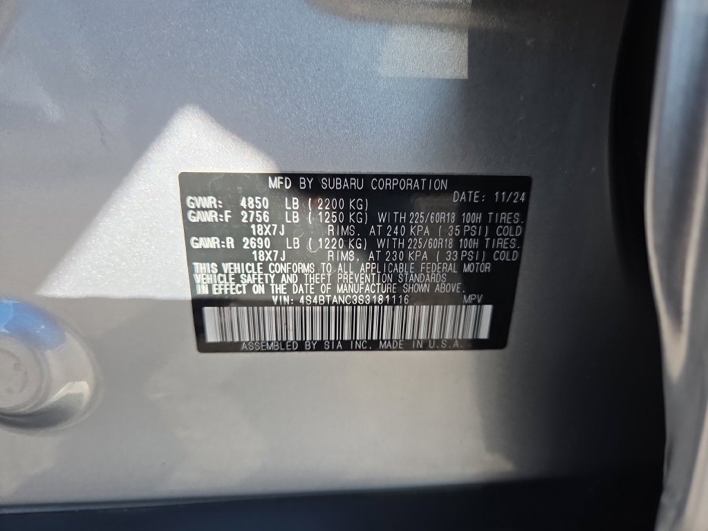 Certified 2025 Subaru Outback Limited AWD/4WD image 43