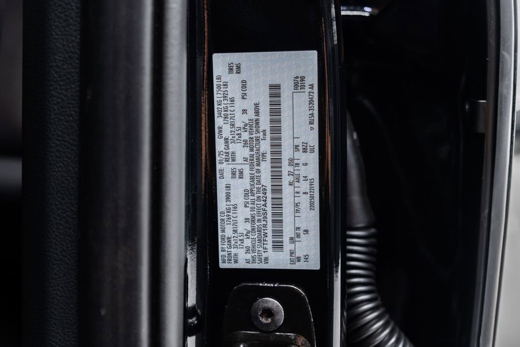 Used 2025 Ford F150 Raptor w/ Equipment Group 803A Raptor R image 56