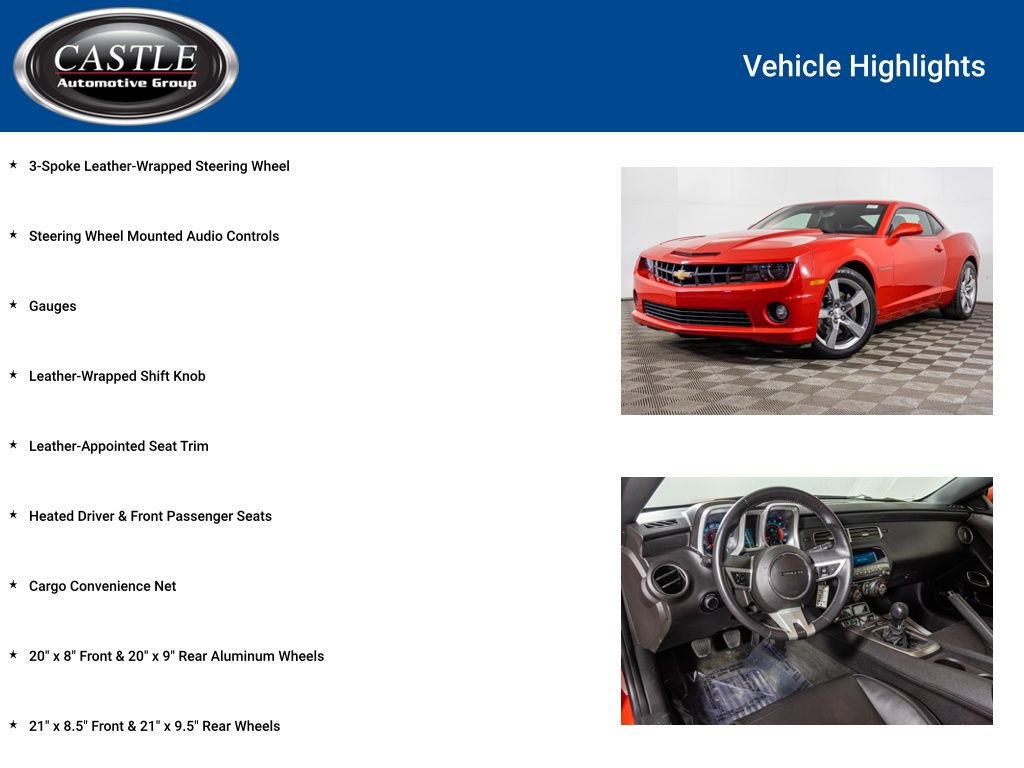 Used 2010 Chevrolet Camaro SS w/ LPO, Ground Effects Package image 16