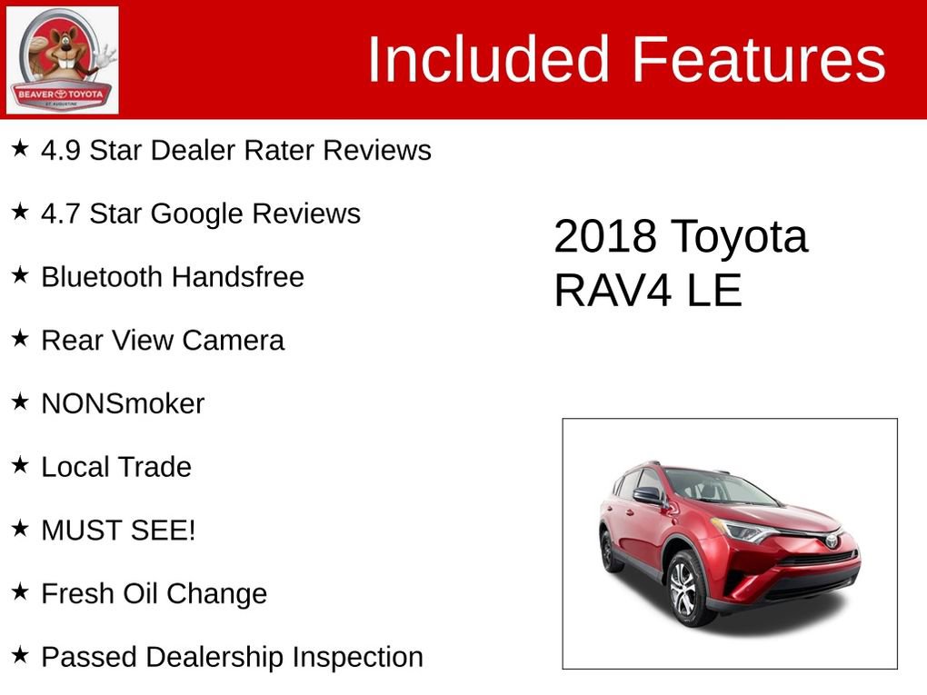 Used 2018 Toyota RAV4 LE FWD image 4