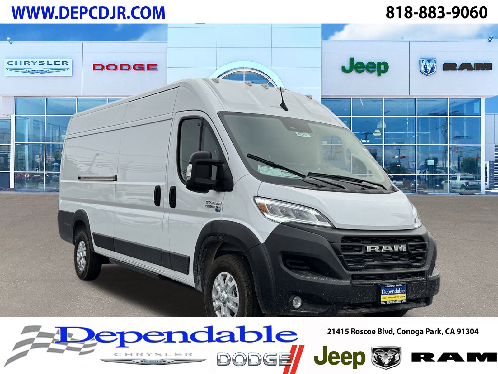 New 2025 RAM ProMaster 3500 w/ Convenience Group FWD image 1