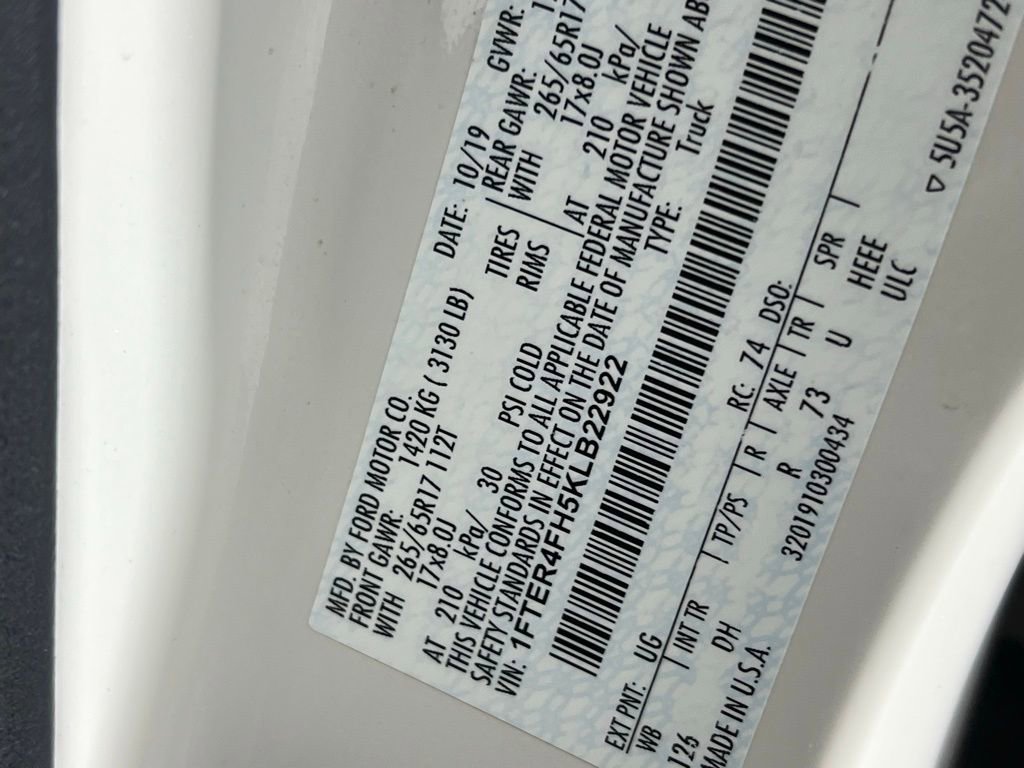 Used 2019 Ford Ranger Lariat w/ Equipment Group 501A Mid image 36