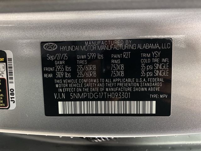 New 2026 Hyundai Santa Fe SE image 35