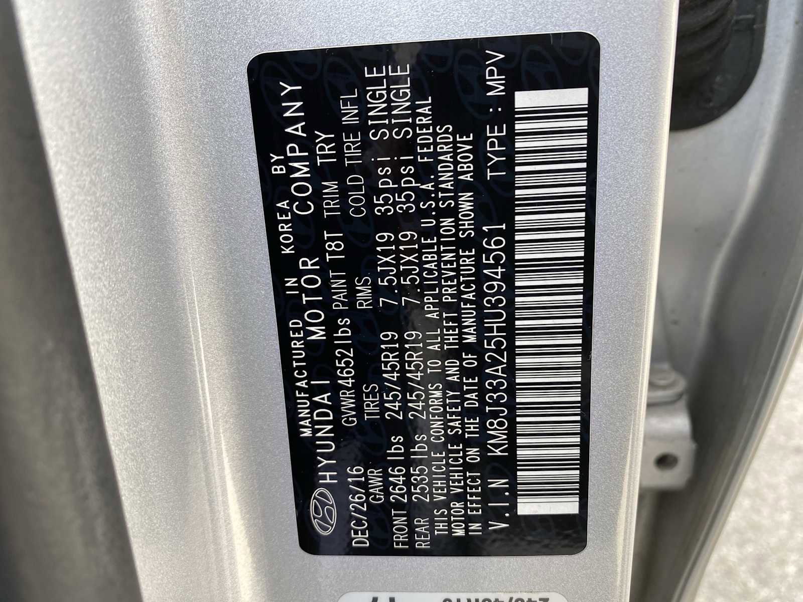 Used 2017 Hyundai Tucson Limited image 30