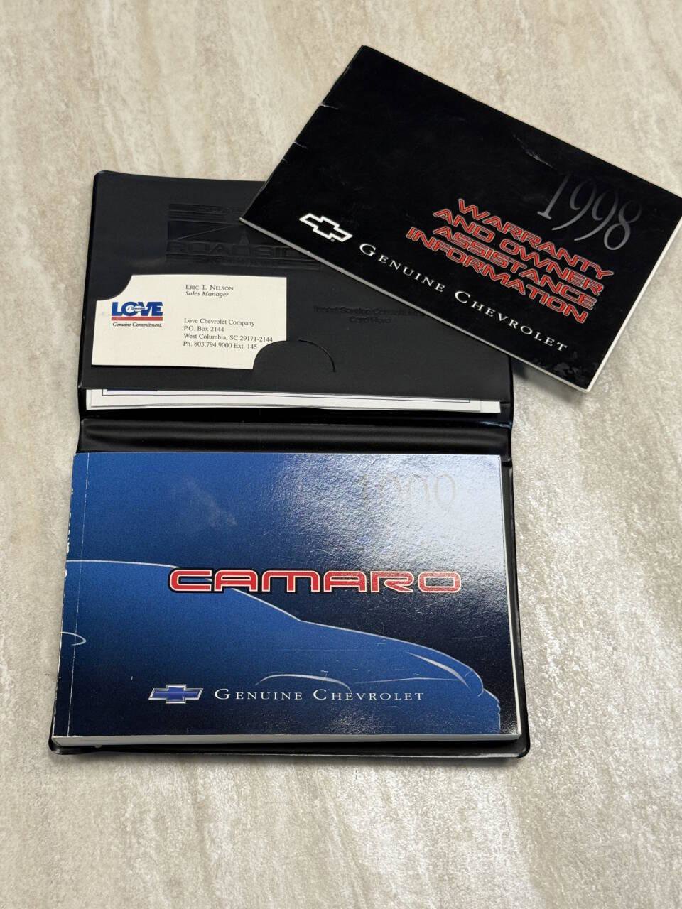 Used 1998 Chevrolet Camaro Z28 w/ Preferred Equipment Group 2 RWD image 32