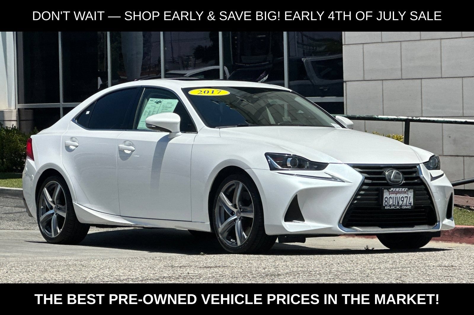 Used 2017 Lexus IS 300 AWD w/ Premium Package