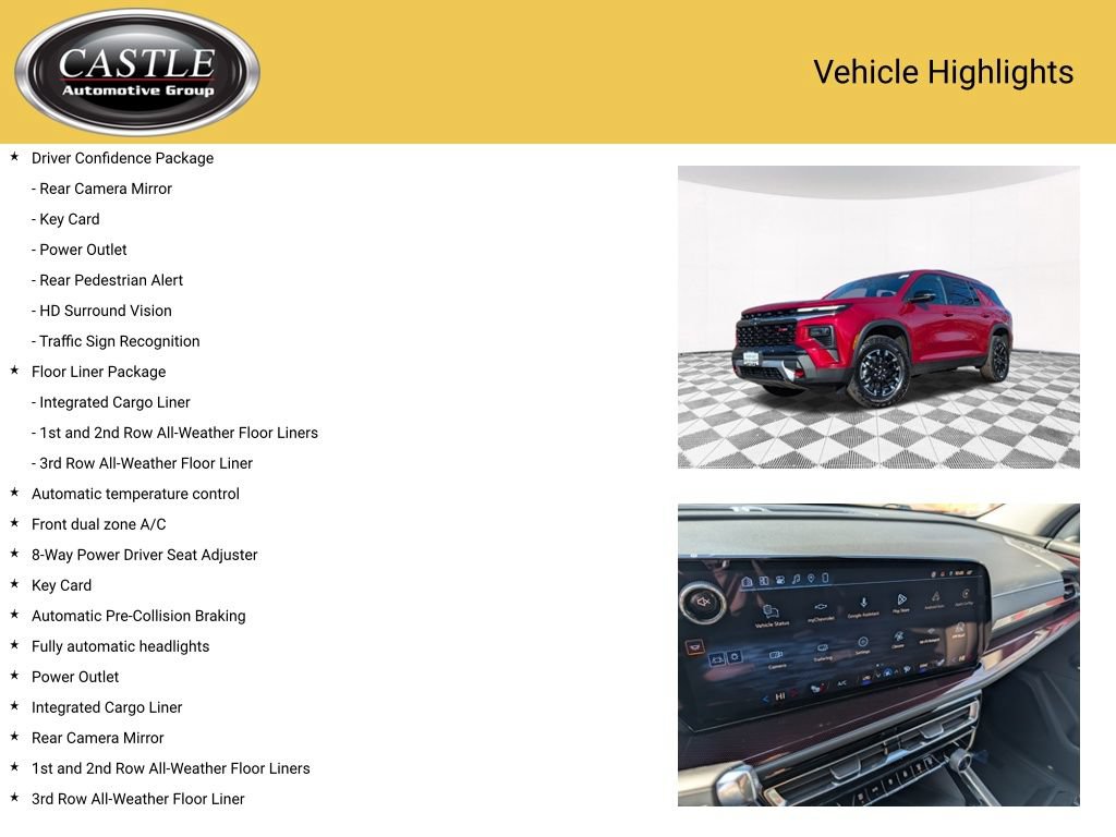 Used 2026 Chevrolet Traverse Z71 w/ Driver Confidence Package AWD/4WD image 4