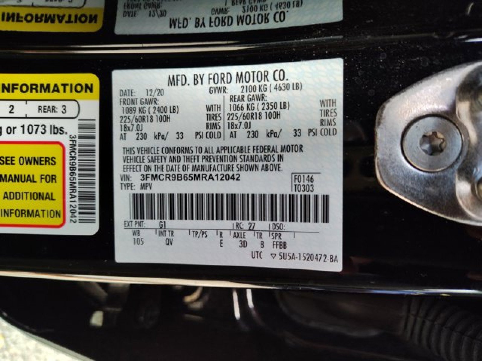 Used 2021 Ford Bronco Sport Big Bend image 21