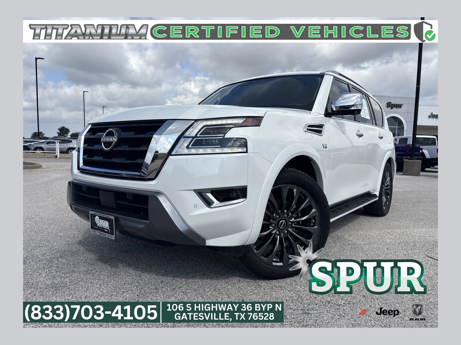 Used 2022 Nissan Armada Platinum w/ Captain's Chairs Package RWD 360° Tour