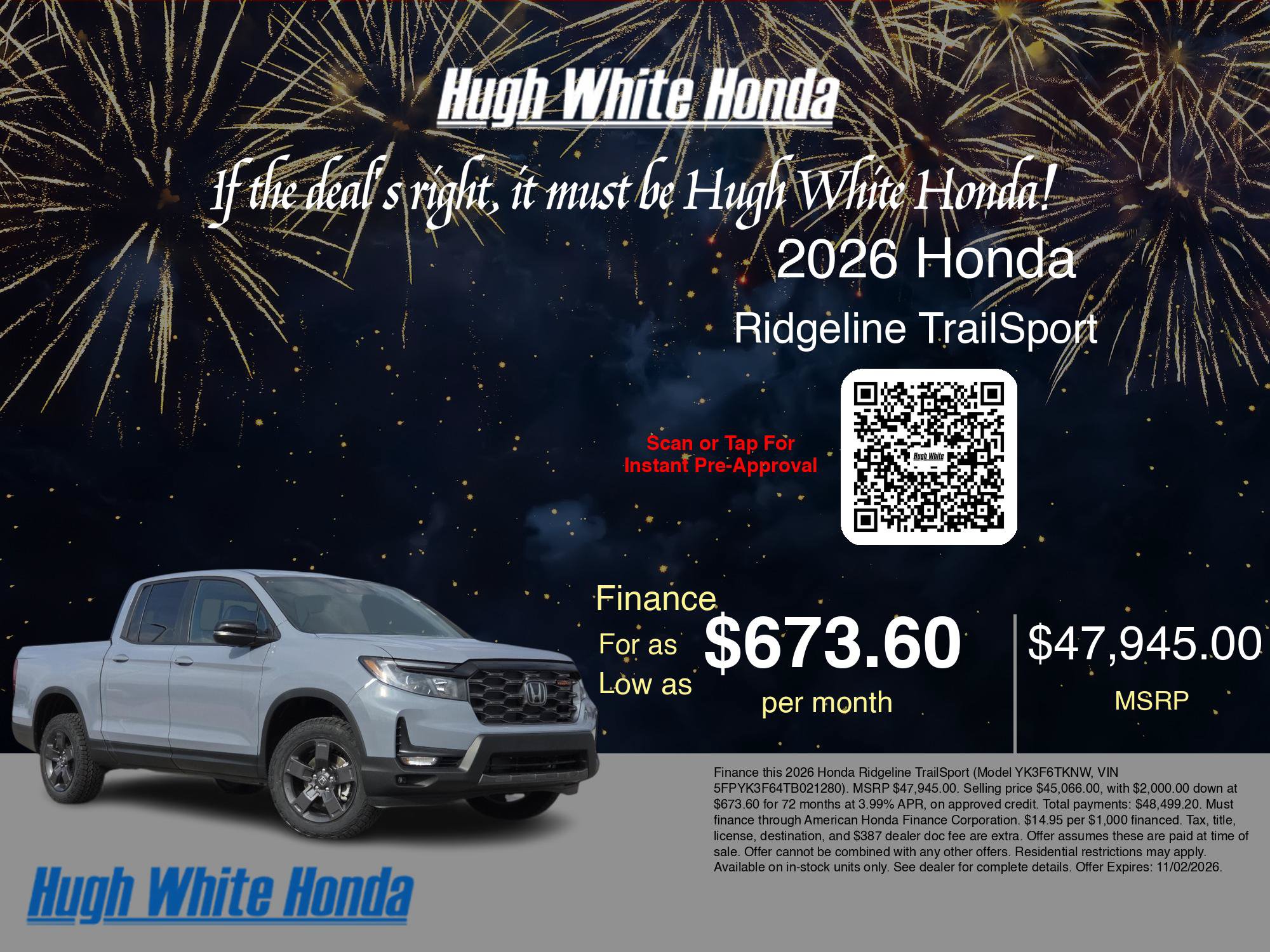 New 2026 Honda Ridgeline TrailSport image 26