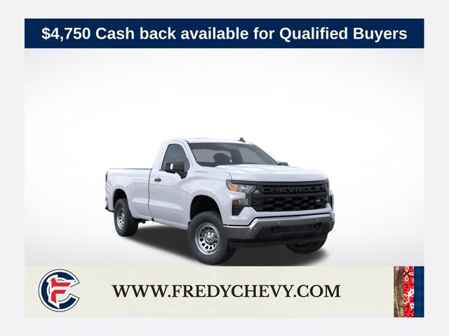 New 2025 Chevrolet Silverado 1500 W/T w/ WT Safety Package