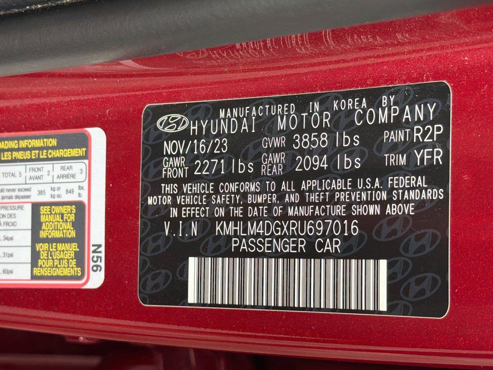 Used 2024 Hyundai Elantra SEL FWD image 37