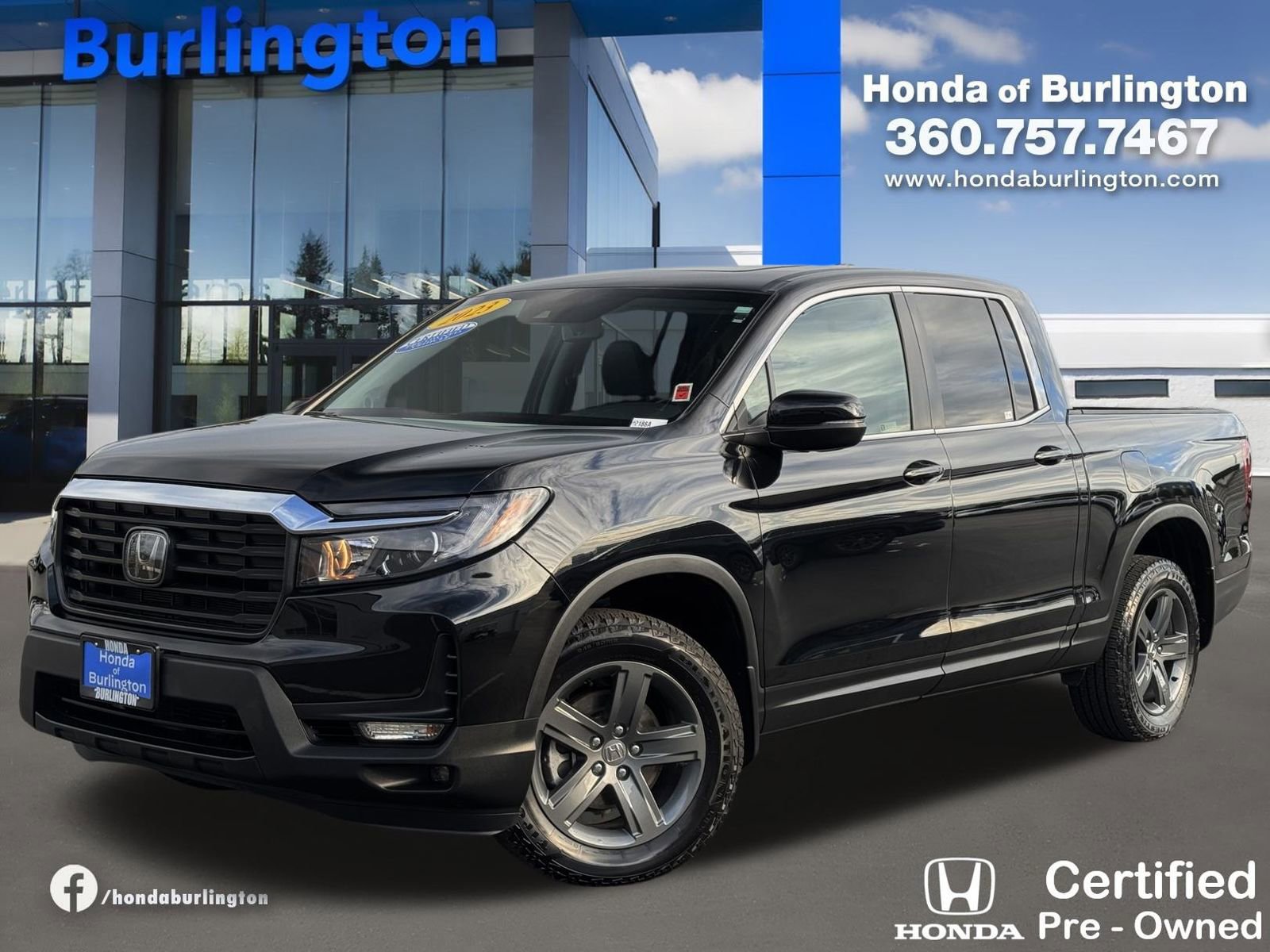 Certified 2023 Honda Ridgeline RTL