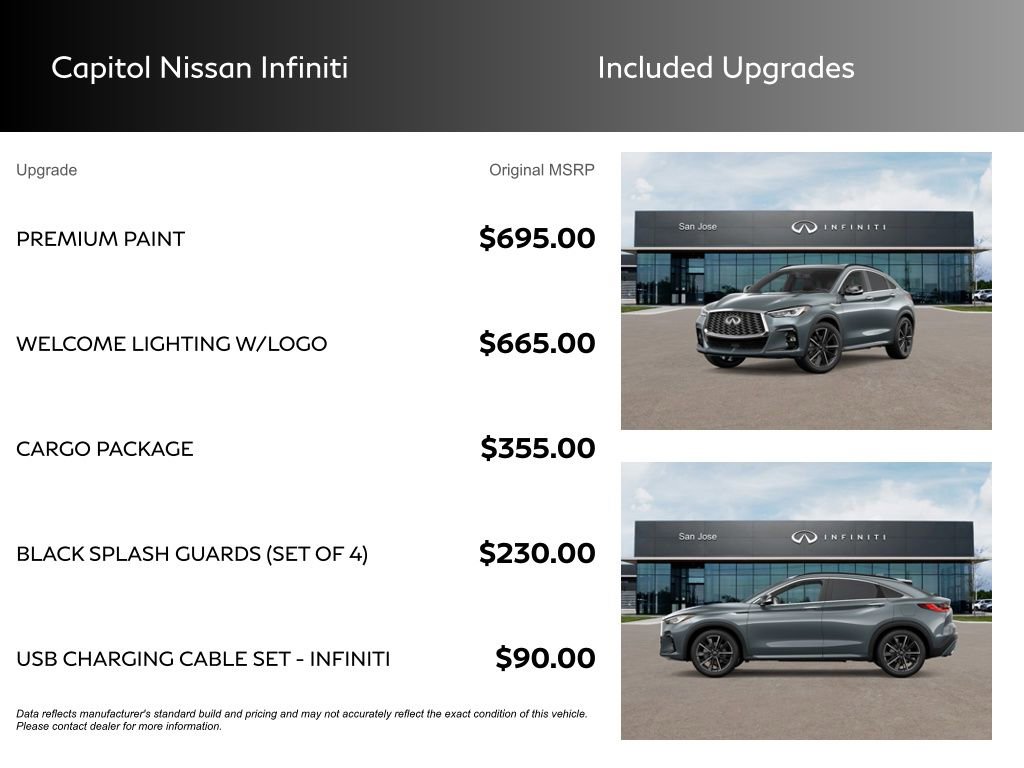 New 2025 INFINITI QX55 Luxe w/ Cargo Package image 3