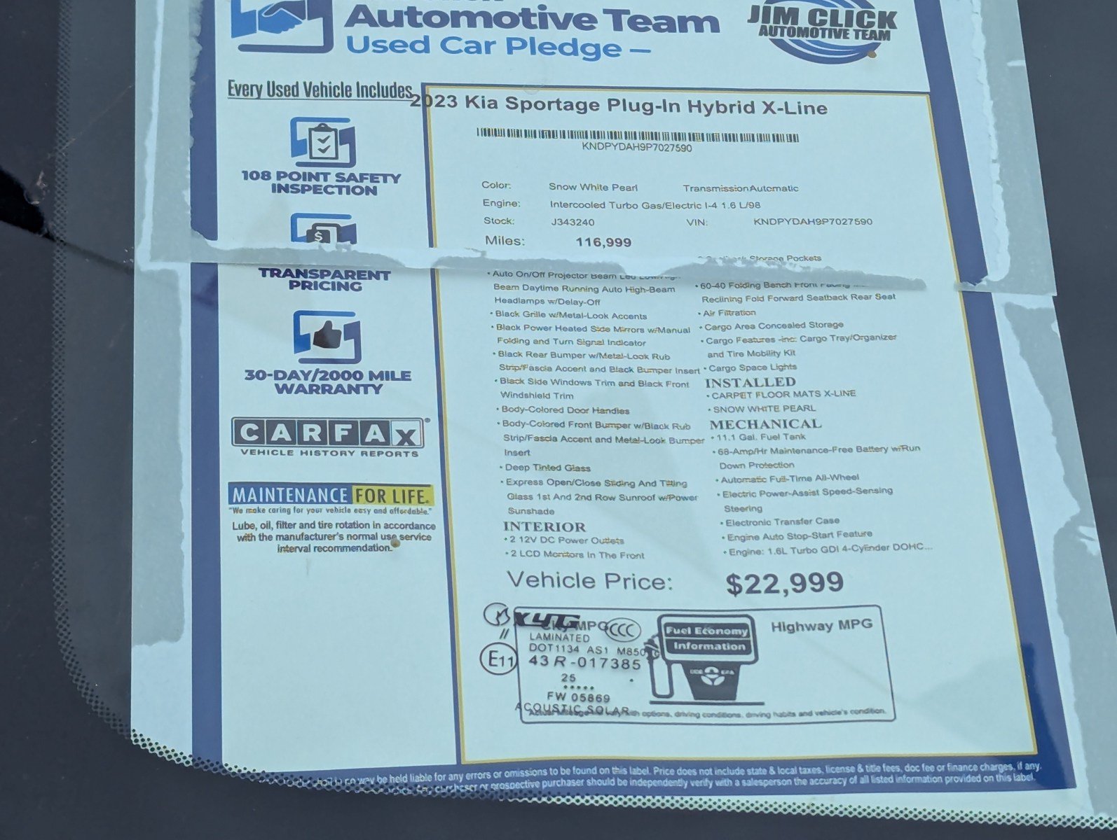 Used 2023 Kia Sportage X-Line AWD/4WD image 17