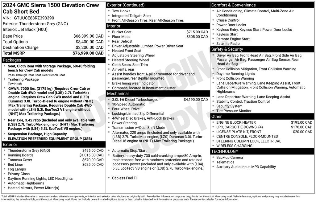 Used 2024 GMC Sierra 1500 Elevation AWD/4WD image 9