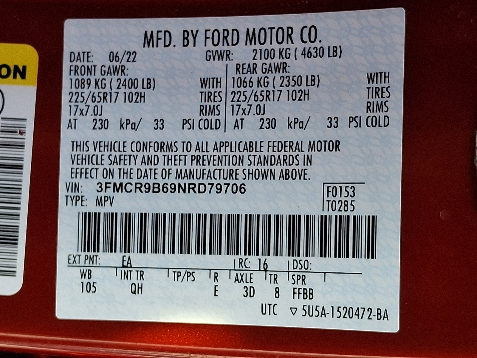 Used 2022 Ford Bronco Sport Big Bend w/ Convenience Package image 26