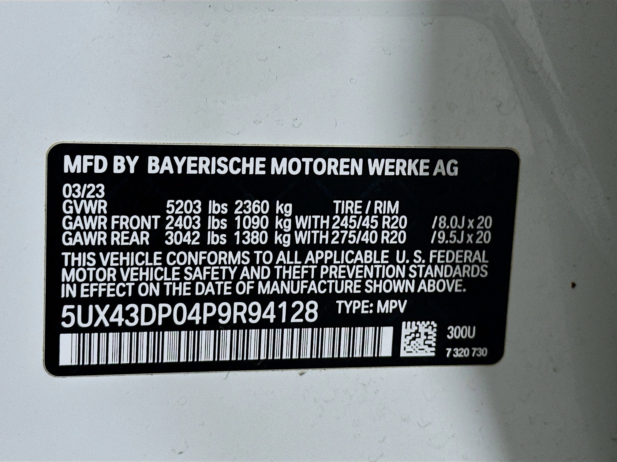 Used 2023 BMW X3 sDrive30i w/ M Sport Package RWD image 12