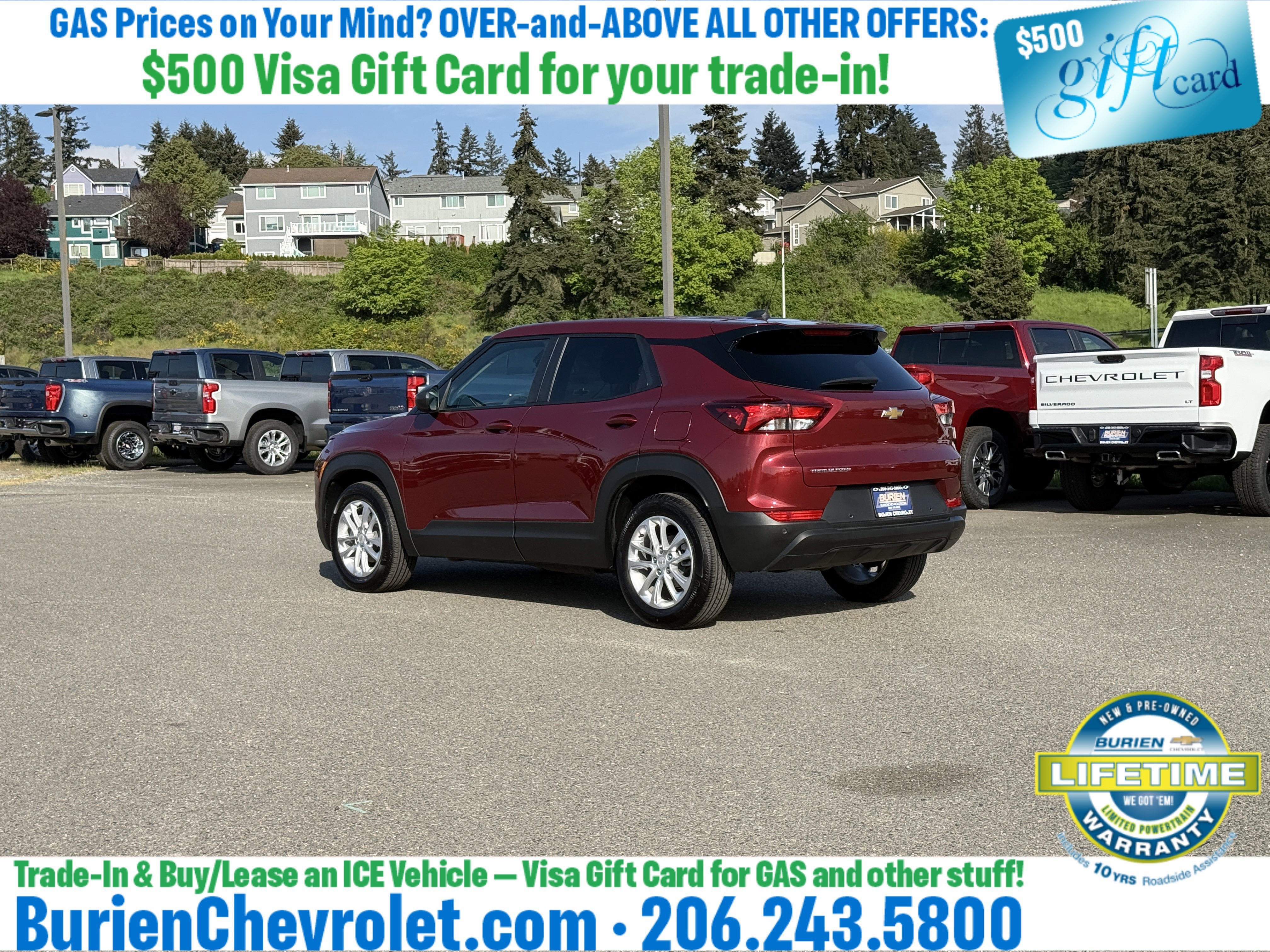 Used 2024 Chevrolet TrailBlazer LS w/ LS Convenience Package FWD image 41