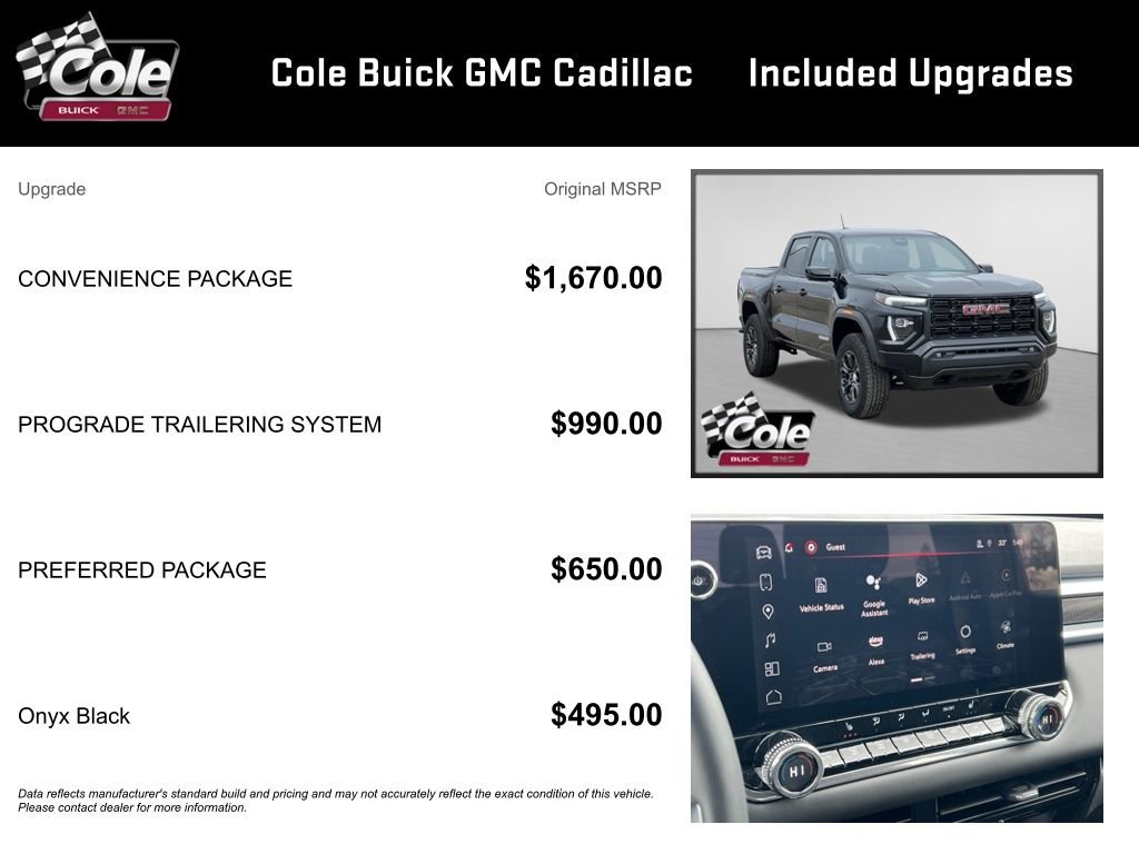 New 2024 GMC Canyon Elevation w/ Convenience Package image 3