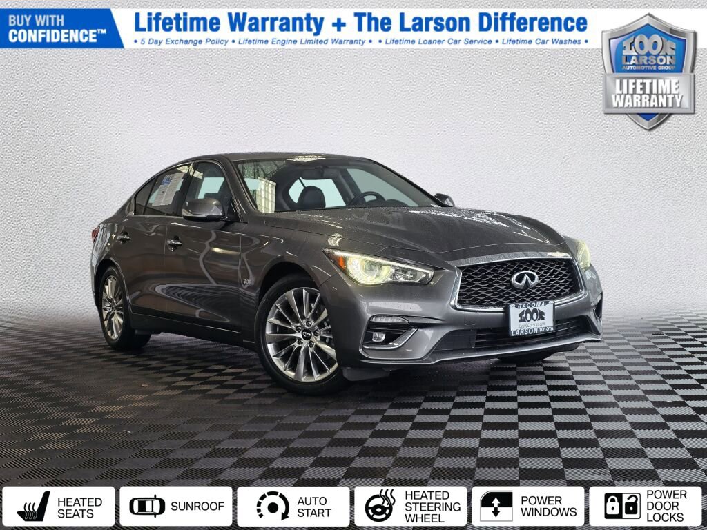 Used 2019 INFINITI Q50 Luxe w/ Essential Package (3.0T Luxe) AWD/4WD image 1