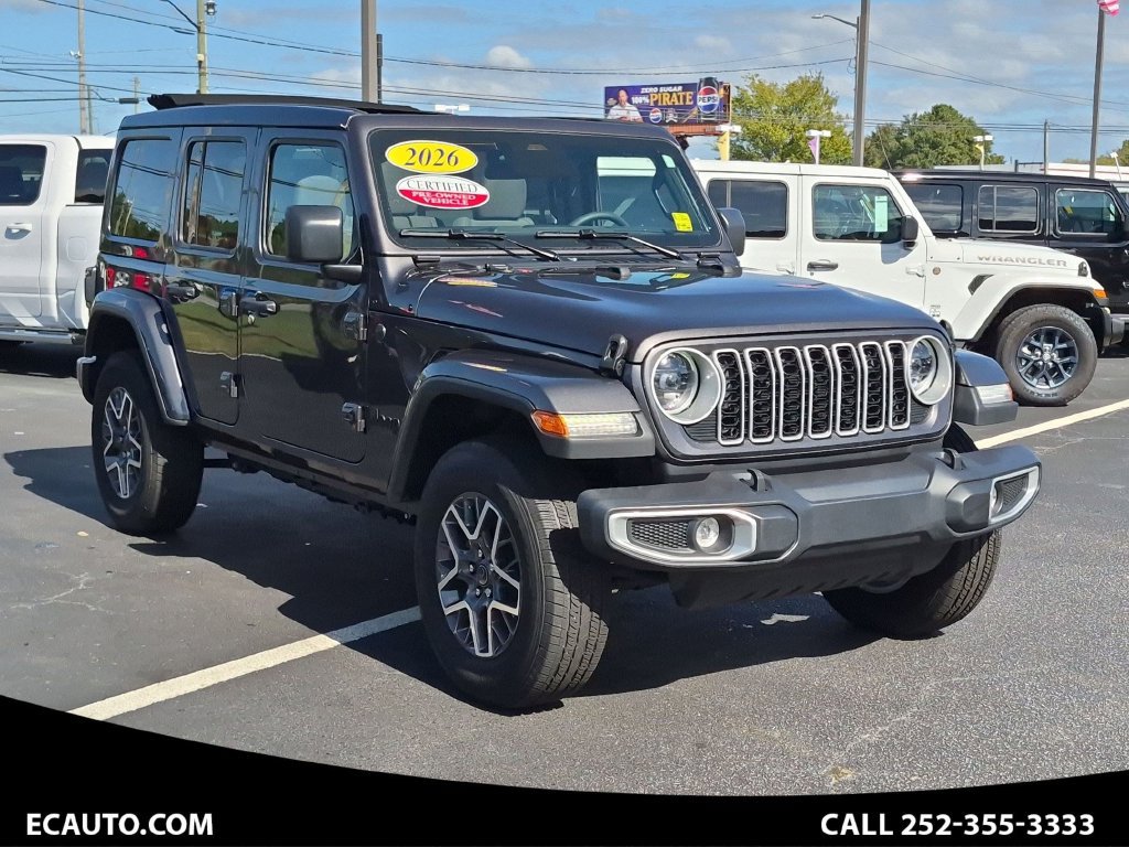 Certified 2026 Jeep Wrangler Unlimited Sahara