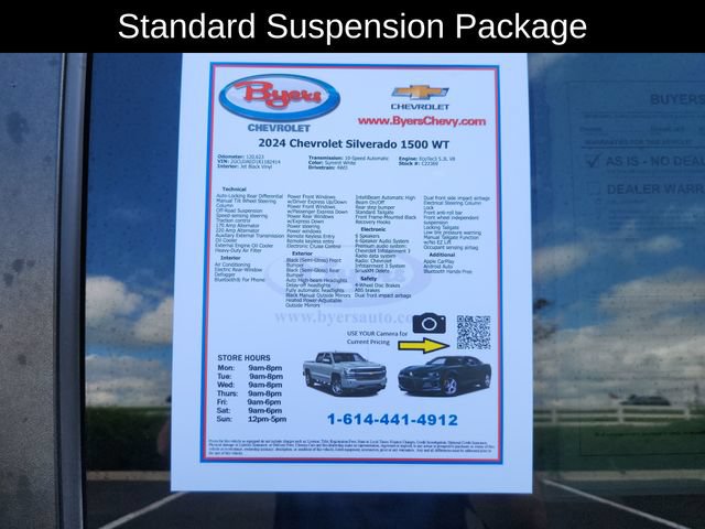 Used 2024 Chevrolet Silverado 1500 W/T w/ WT Value Package AWD/4WD image 13