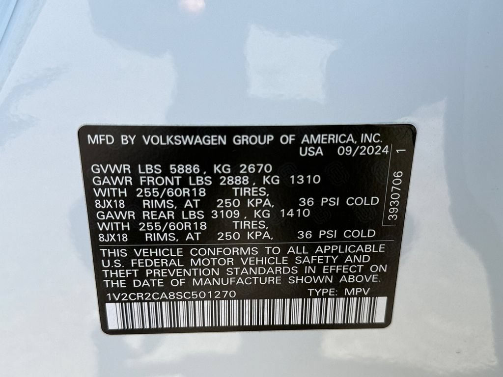 Used 2025 Volkswagen Atlas Peak Edition SE AWD/4WD image 27