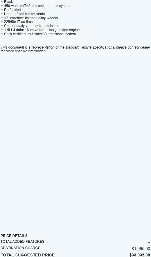 Used 2022 Honda Accord EX-L image 2