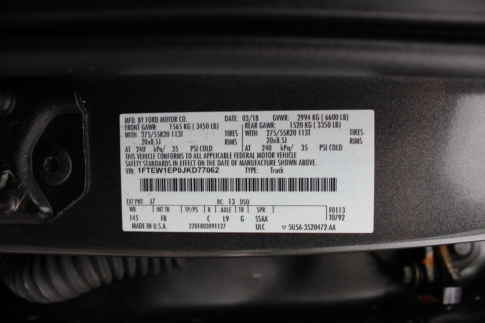 Used 2018 Ford F150 XLT w/ Equipment Group 302A Luxury AWD/4WD image 44