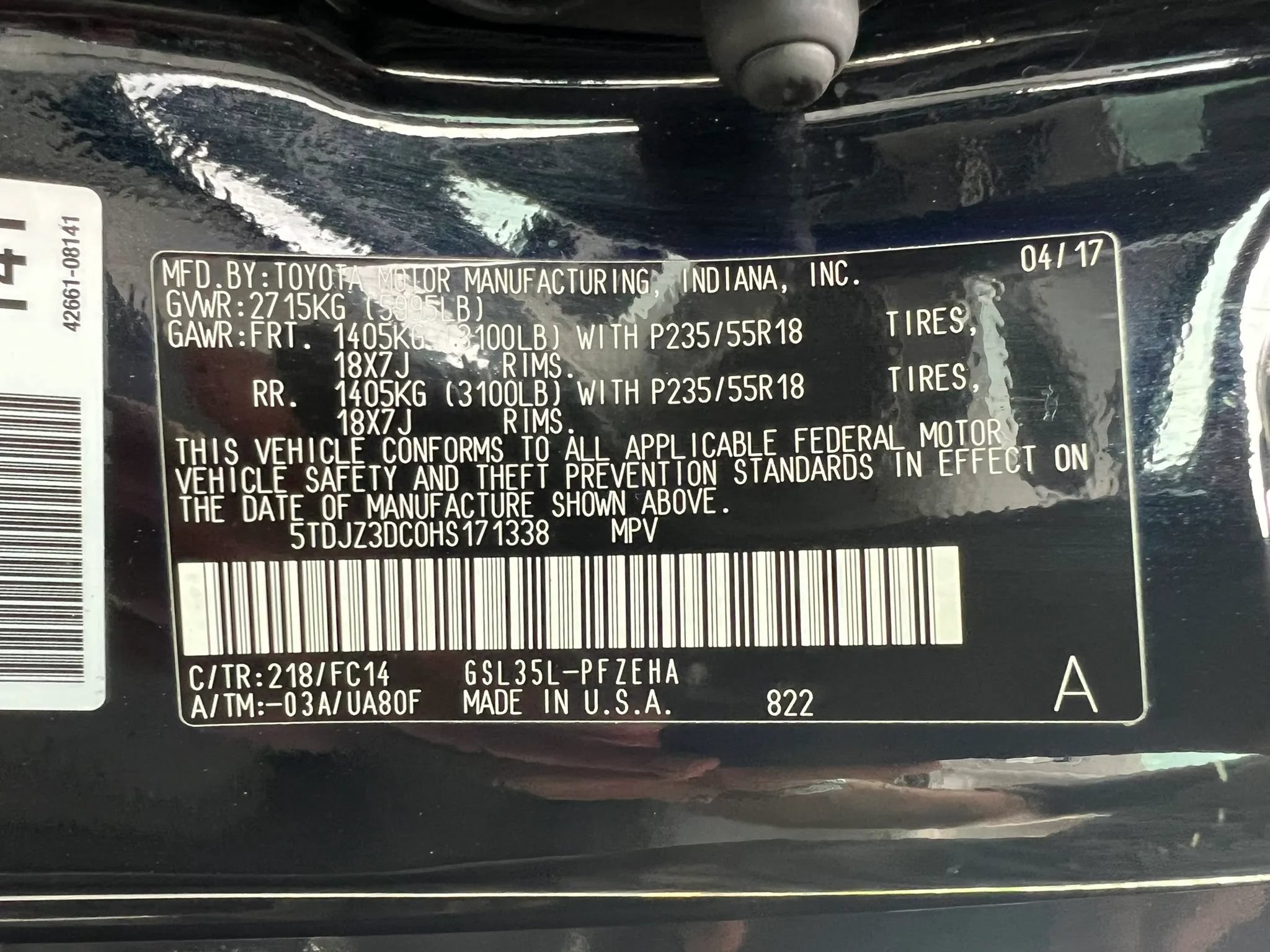 Used 2017 Toyota Sienna LE w/ Protection Package AWD/4WD image 46