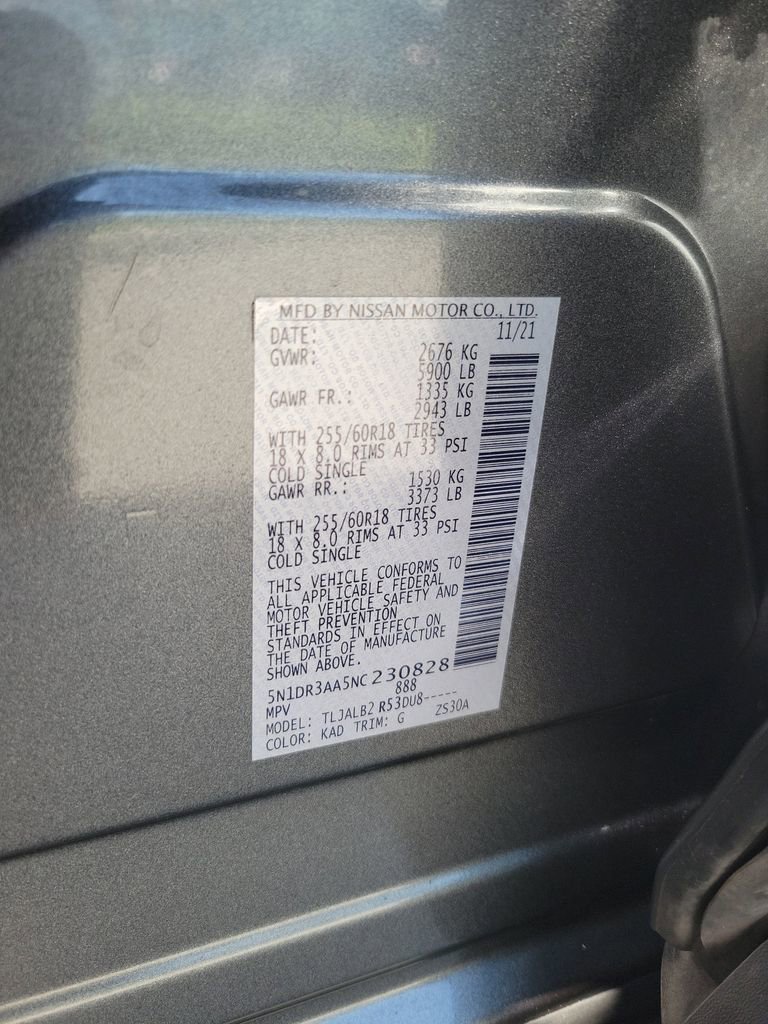 Certified 2022 Nissan Pathfinder S w/ Cargo Package image 33