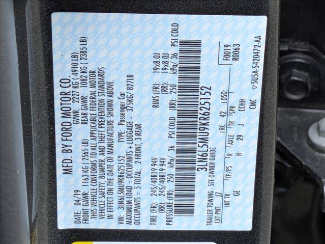 Used 2019 Lincoln MKZ Reserve w/ Luxury Package FWD image 15