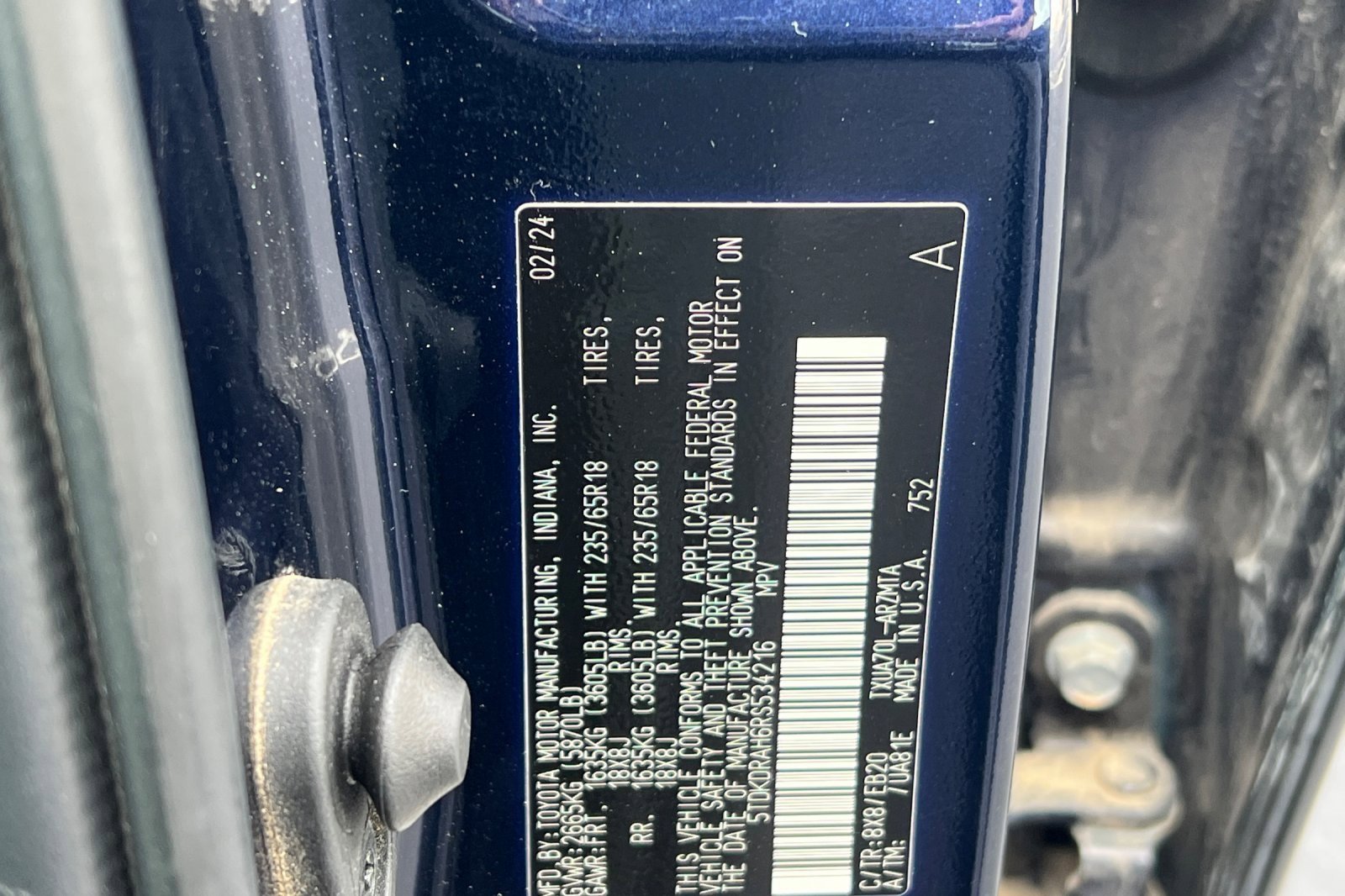 Used 2024 Toyota Highlander XLE image 54