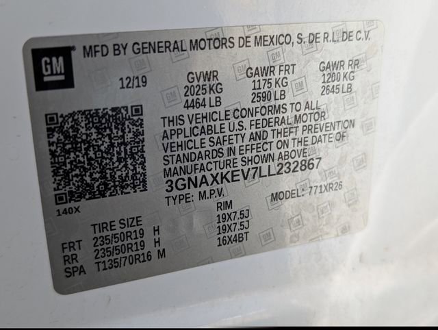 Used 2020 Chevrolet Equinox LT w/ Sport Edition FWD image 27
