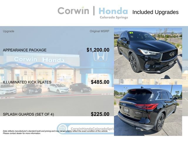 Used 2021 INFINITI QX50 Luxe w/ Appearance Package AWD/4WD image 4