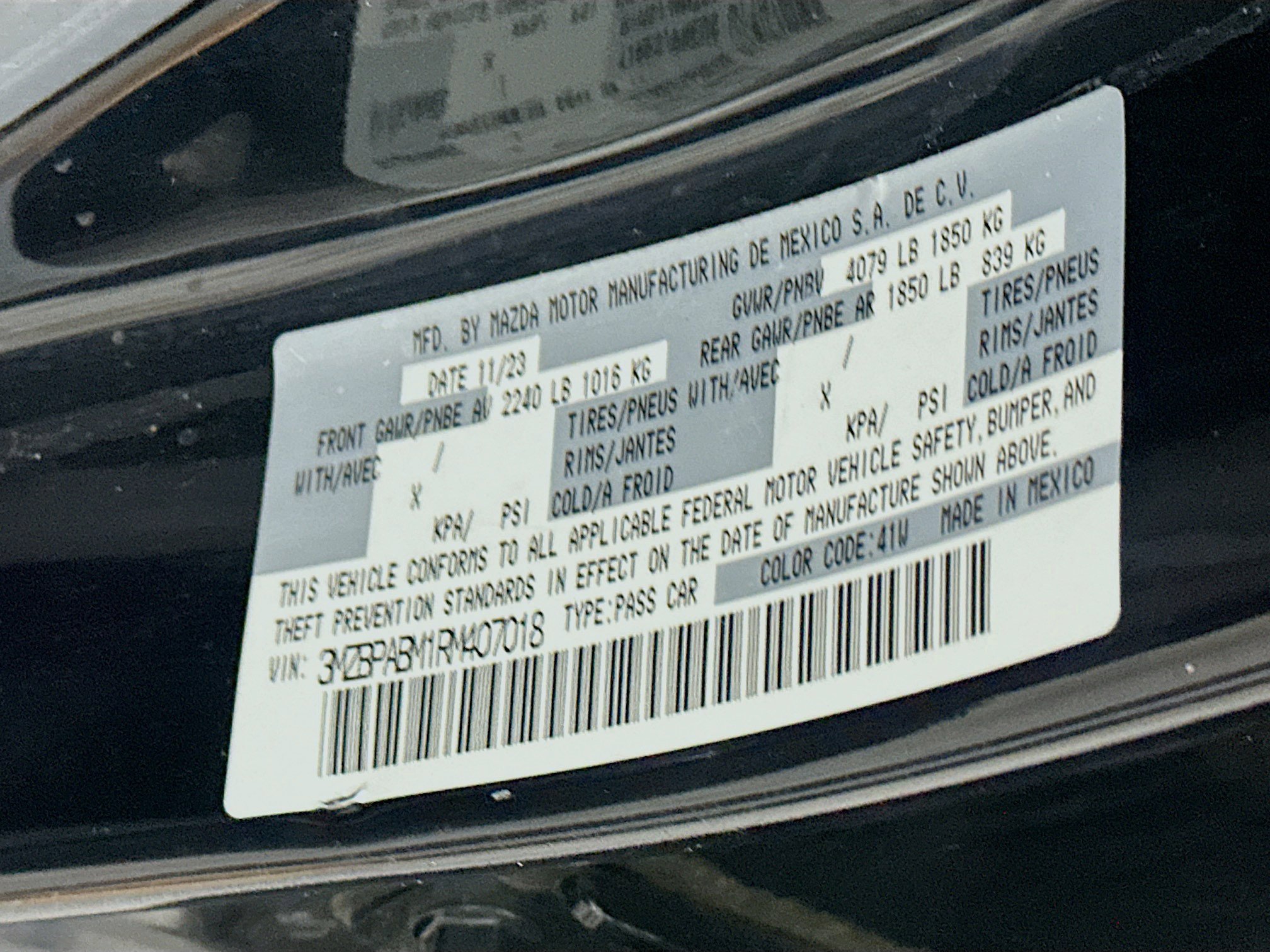 Used 2024 MAZDA MAZDA3 s image 12