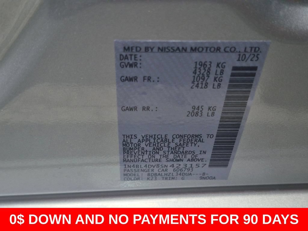 Used 2025 Nissan Altima 2.5 SV FWD image 32