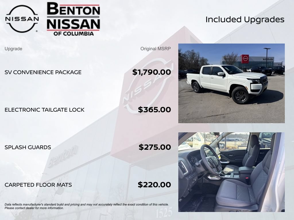 New 2026 Nissan Frontier SV w/ SV Convenience Package AWD/4WD image 7