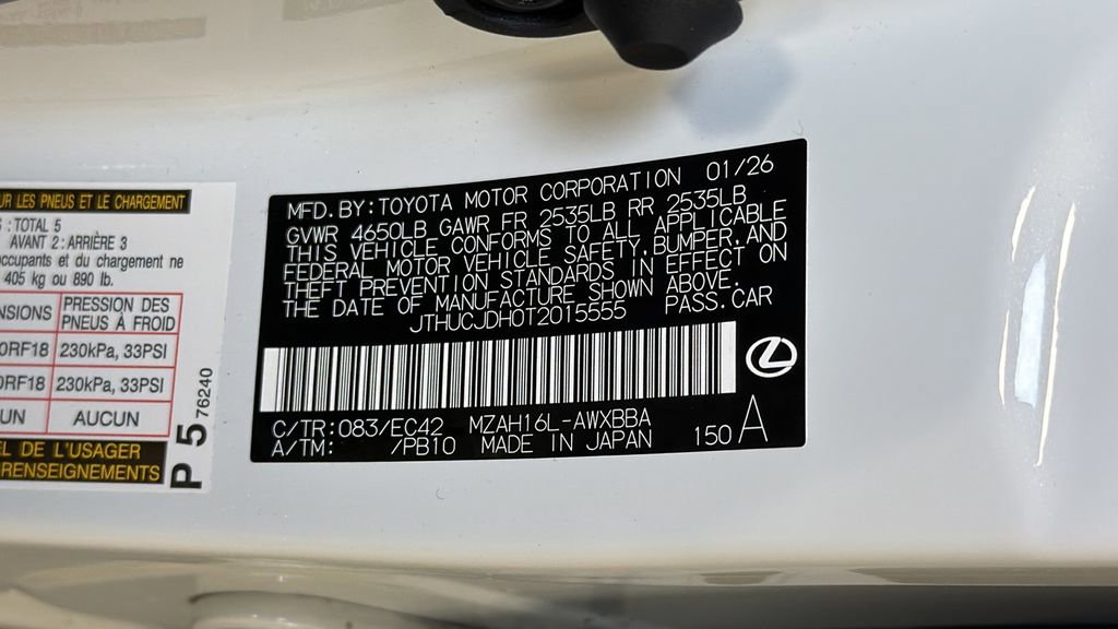 New 2026 Lexus UX 300h AWD w/ Accessory Package (2T) image 33