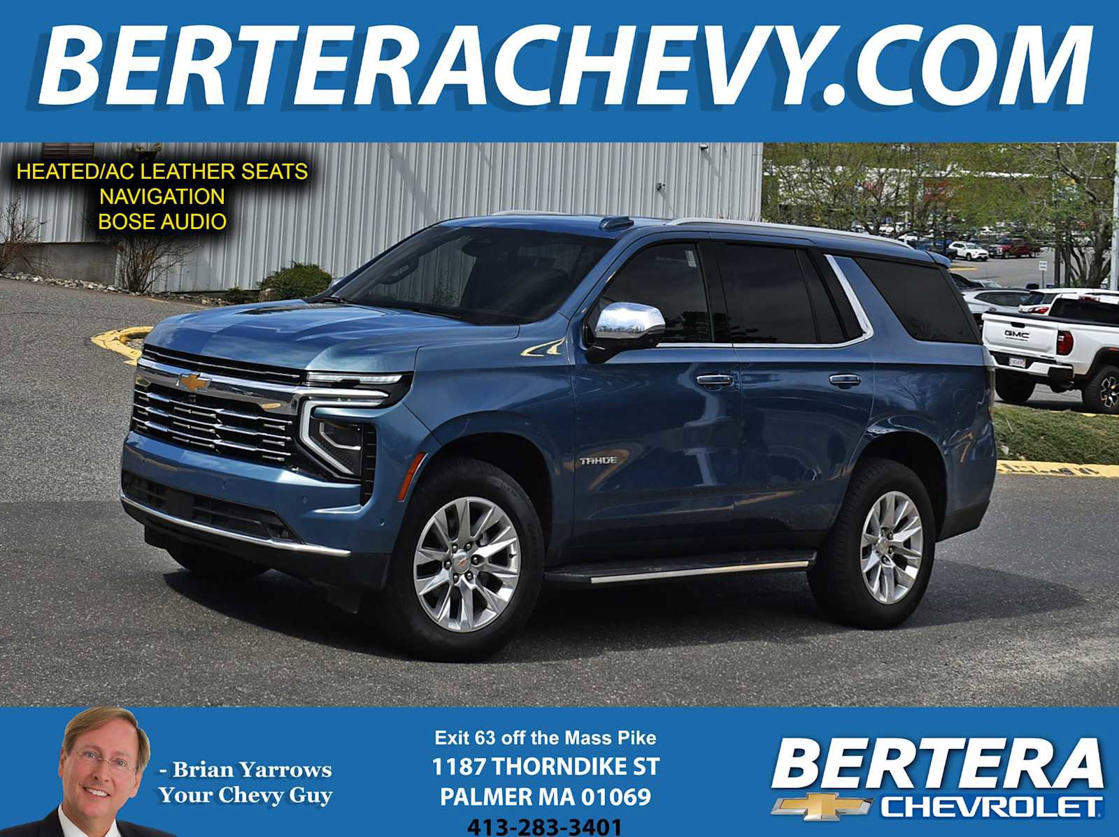 Used 2025 Chevrolet Tahoe Premier AWD/4WD image 1