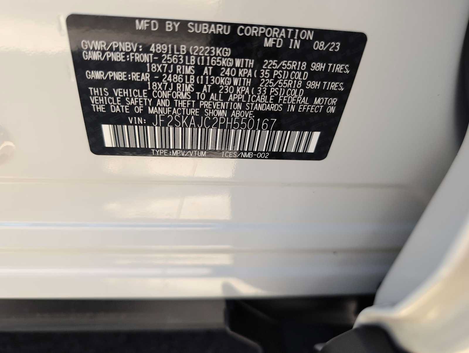 Certified 2023 Subaru Forester Sport AWD/4WD image 34