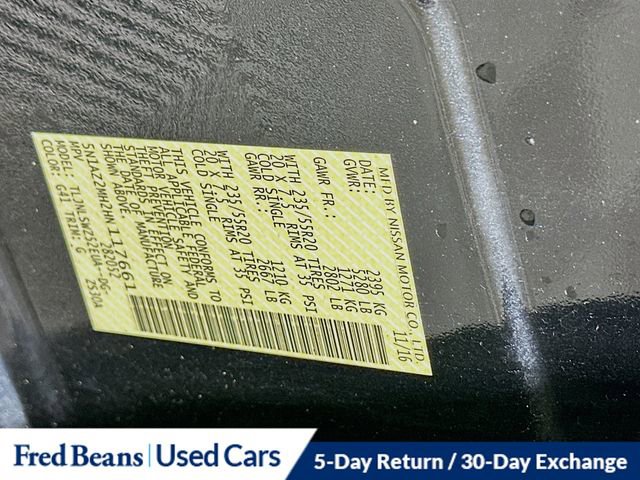 Used 2017 Nissan Murano Platinum w/ Platinum Technology Package image 35