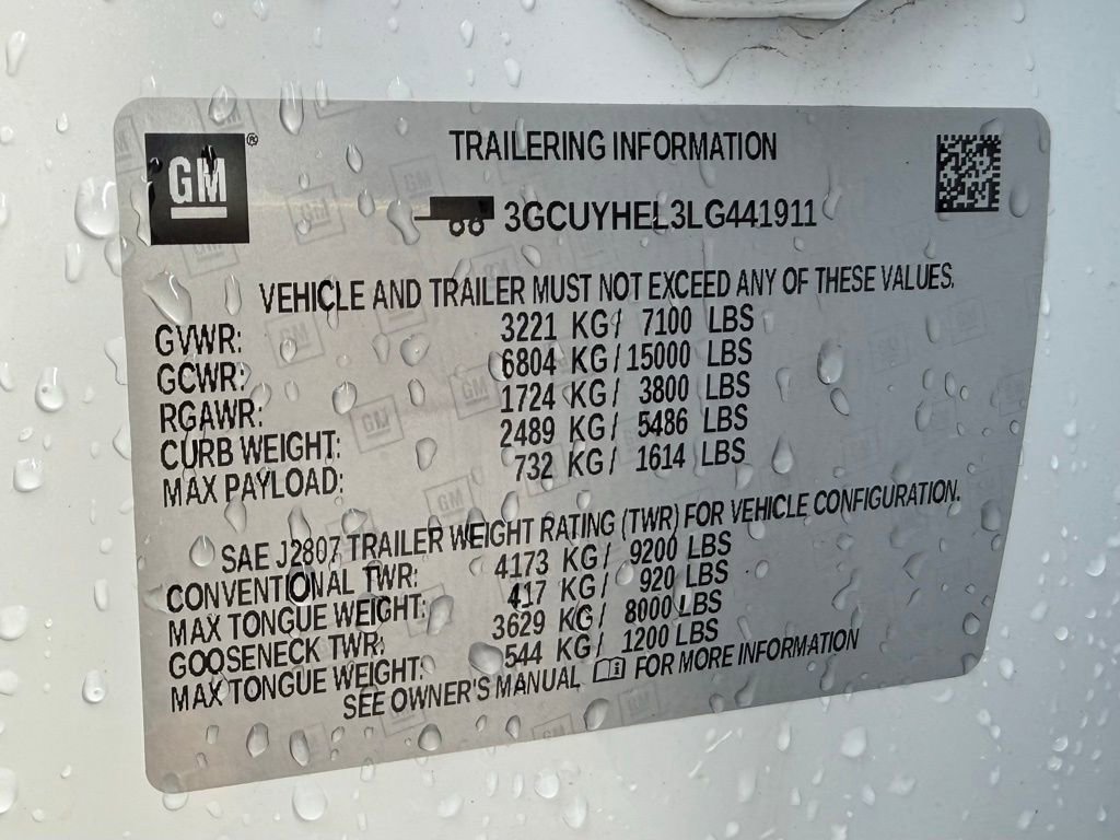 Used 2020 Chevrolet Silverado 1500 High Country w/ Technology Package image 34