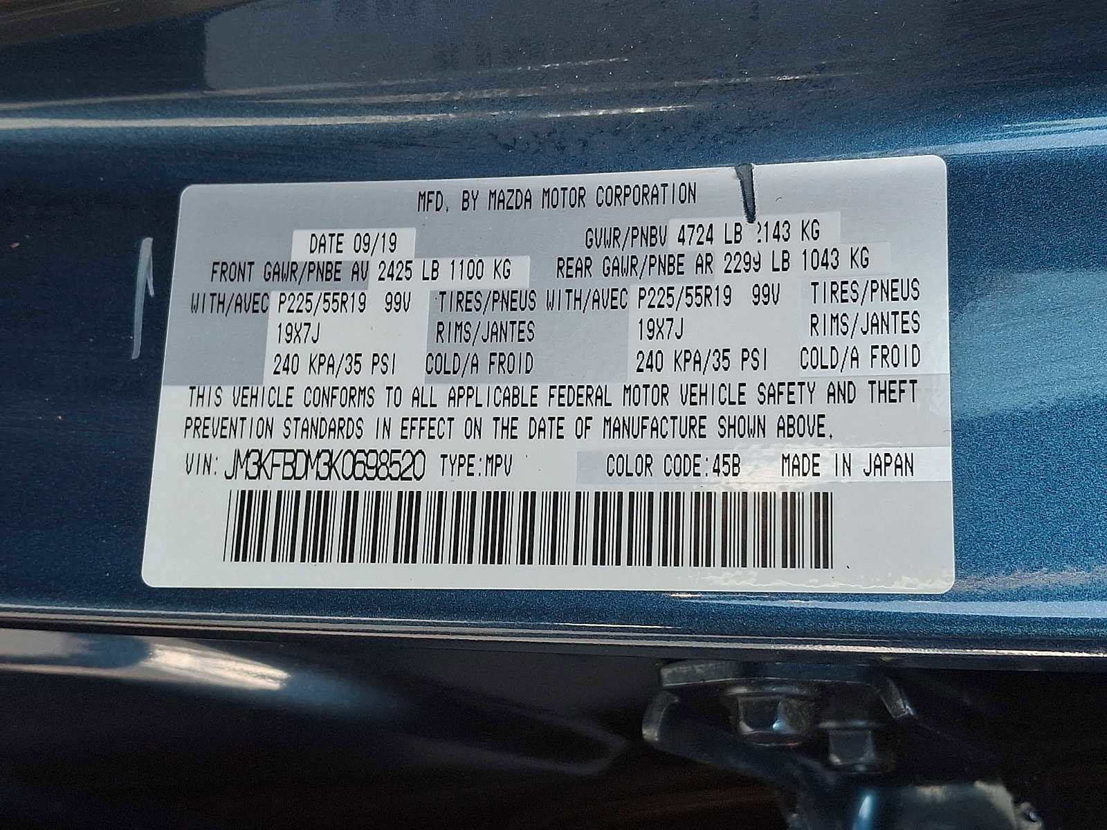 Used 2019 MAZDA CX-5 Grand Touring image 26