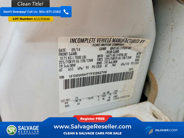 Used 2015 Ford F550 4x4 Crew Cab Super Duty image 16