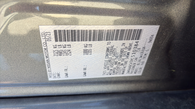 Used 2023 Nissan Maxima SV w/ Floor Mat Group FWD image 15