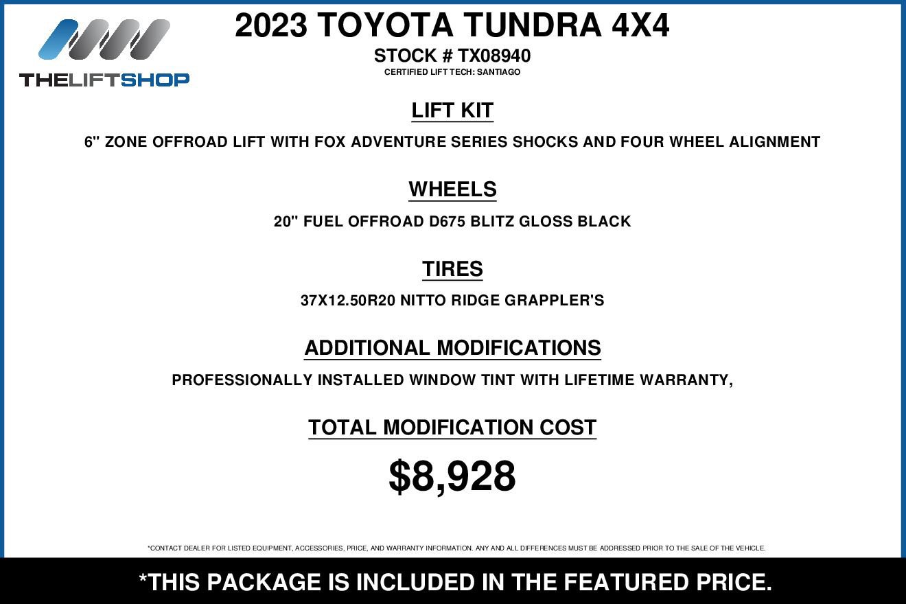 Used 2023 Toyota Tundra 1794 Edition w/ TRD Off-Road Package image 2