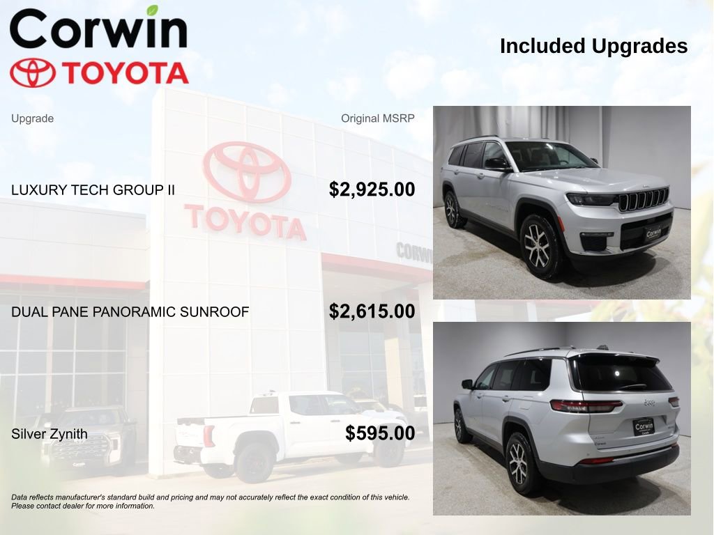 Used 2024 Jeep Grand Cherokee L Limited w/ Luxury Tech Group II image 4