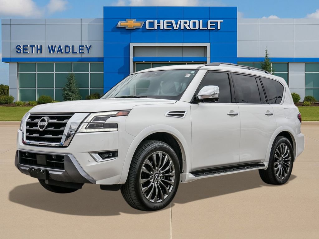 Used 2024 Nissan Armada Platinum w/ Captain's Chairs Package image 3